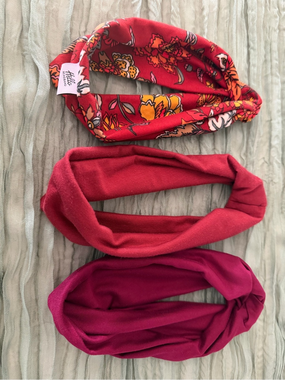 Set of 3 Twist Headbands